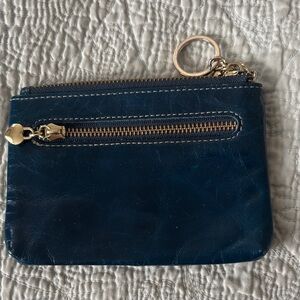 Blue wallet with 3 zipper pockets. Key chain. EC. Just don’t need. Bundle & save